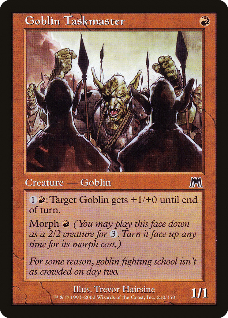 Goblin Taskmaster (210) Foil - Onslaught