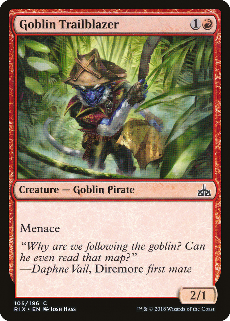 Goblin Trailblazer (105) - Rivals of Ixalan Foil