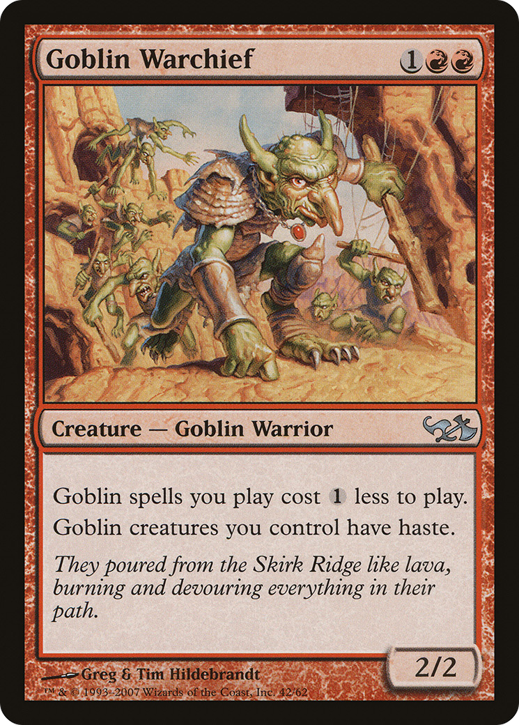 Goblin Warchief (042) - Duel Decks: Elves vs. Goblins
