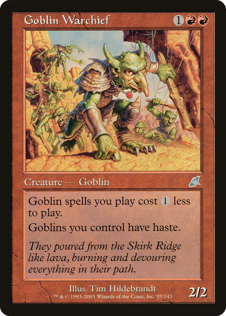 Goblin Warchief (097) Foil - Scourge