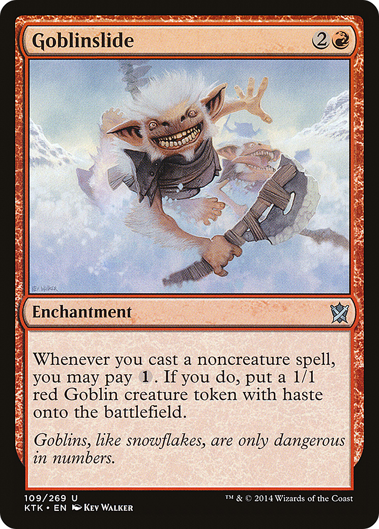 Goblinslide (109) Foil - Khans of Tarkir
