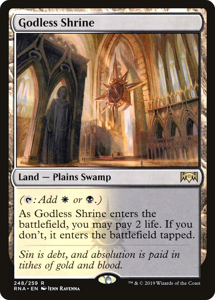 Godless Shrine (248) - Ravnica Allegiance Foil