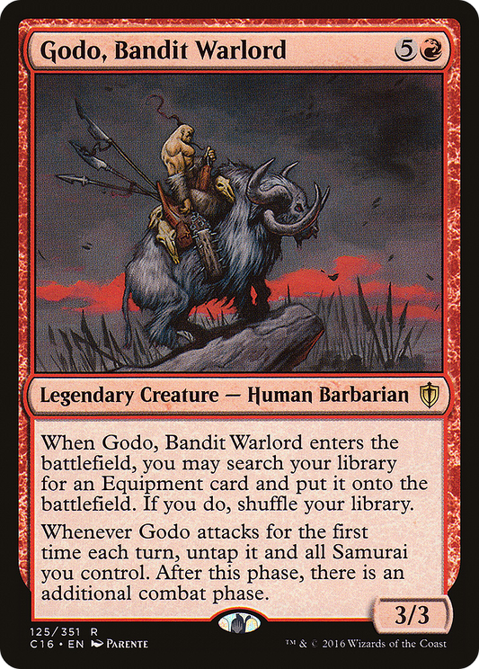 Godo, Bandit Warlord (125) - Commander 2016