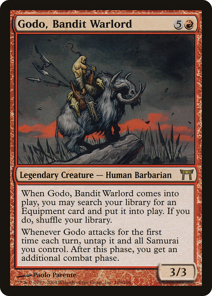 Godo, Bandit Warlord (169) - Champions of Kamigawa