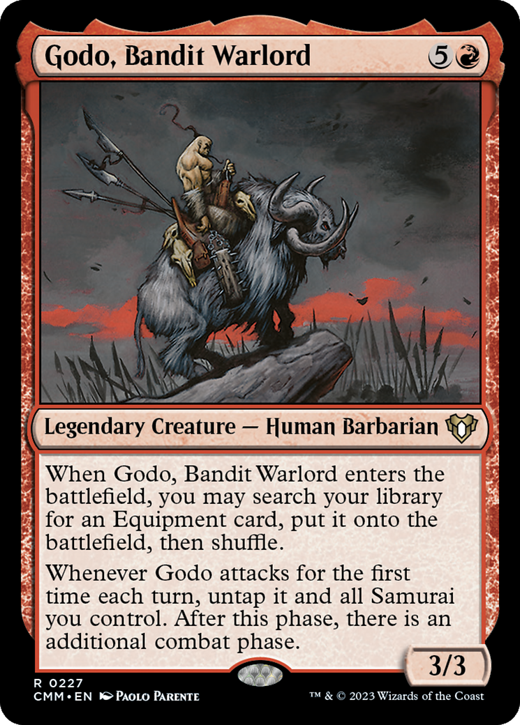 Godo, Bandit Warlord (227) - Commander Masters
