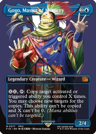 Gogo, Master of Mimicry (Borderless) (377) Foil - FINAL FANTASY
