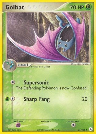 Golbat (36) Reverse Holofoil - Hidden Legends