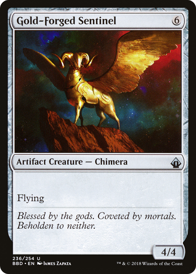 Gold-Forged Sentinel (236) Foil - Battlebond