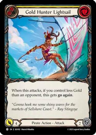 Gold Hunter Lightsail (SEA162) Rainbow Foil - High Seas