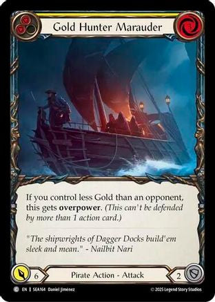 Gold Hunter Marauder (SEA164) Rainbow Foil - High Seas