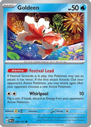 Goldeen (20) Reverse Holofoil - Prismatic Evolutions