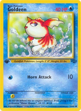 Goldeen (53) (1st Edition) - Jungle