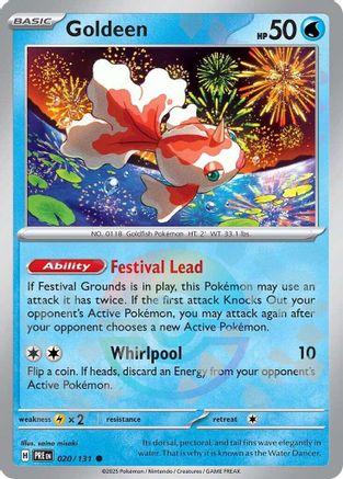 Goldeen (Poke Ball Pattern) (20) Reverse Holofoil - Prismatic Evolutions