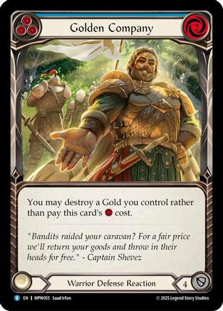 Golden Company (Blue) (MPW055) Rainbow Foil - Mastery Pack Warrior