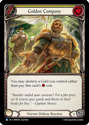 Golden Company (Yellow) (MPW054) Rainbow Foil - Mastery Pack Warrior