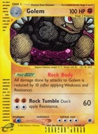 Golem (14) Reverse Holofoil - Expedition