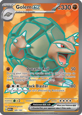 Golem ex (Full Art) (189) Holofoil - 151