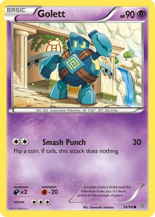 Golett (34) Reverse Holofoil - Ancient Origins