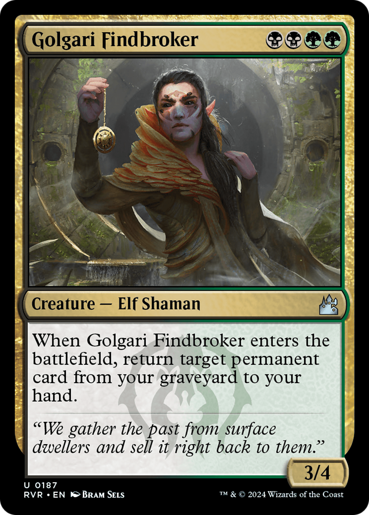 Golgari Findbroker (187) - Ravnica Remastered