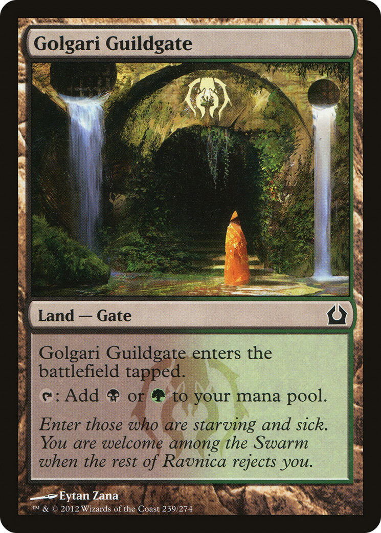 Golgari Guildgate (239) Foil - Return to Ravnica