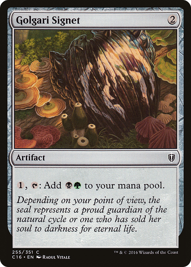 Golgari Signet (255) - Commander 2016