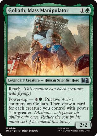 Goliath, Mass Manipulator (766) Foil - Commander: Marvel Super Heroes
