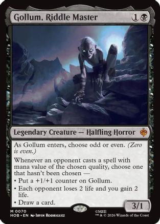 Gollum, Riddle Master (070) - The Hobbit