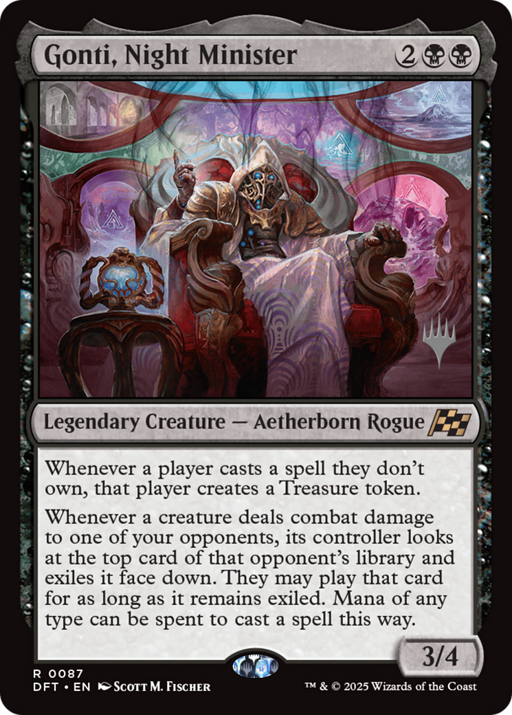 Gonti, Night Minister (Promo Pack) (087) Foil - Aetherdrift