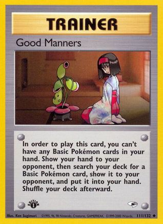 Good Manners (111) (1st Edition) - Gym Heroes