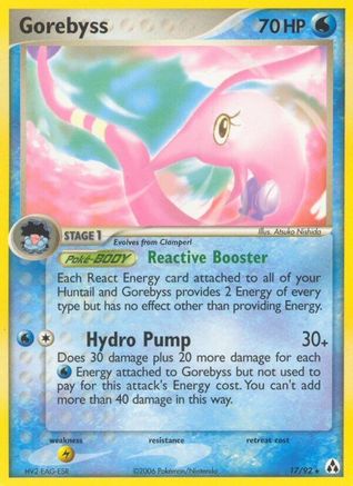 Gorebyss (17) Reverse Holofoil - Legend Maker
