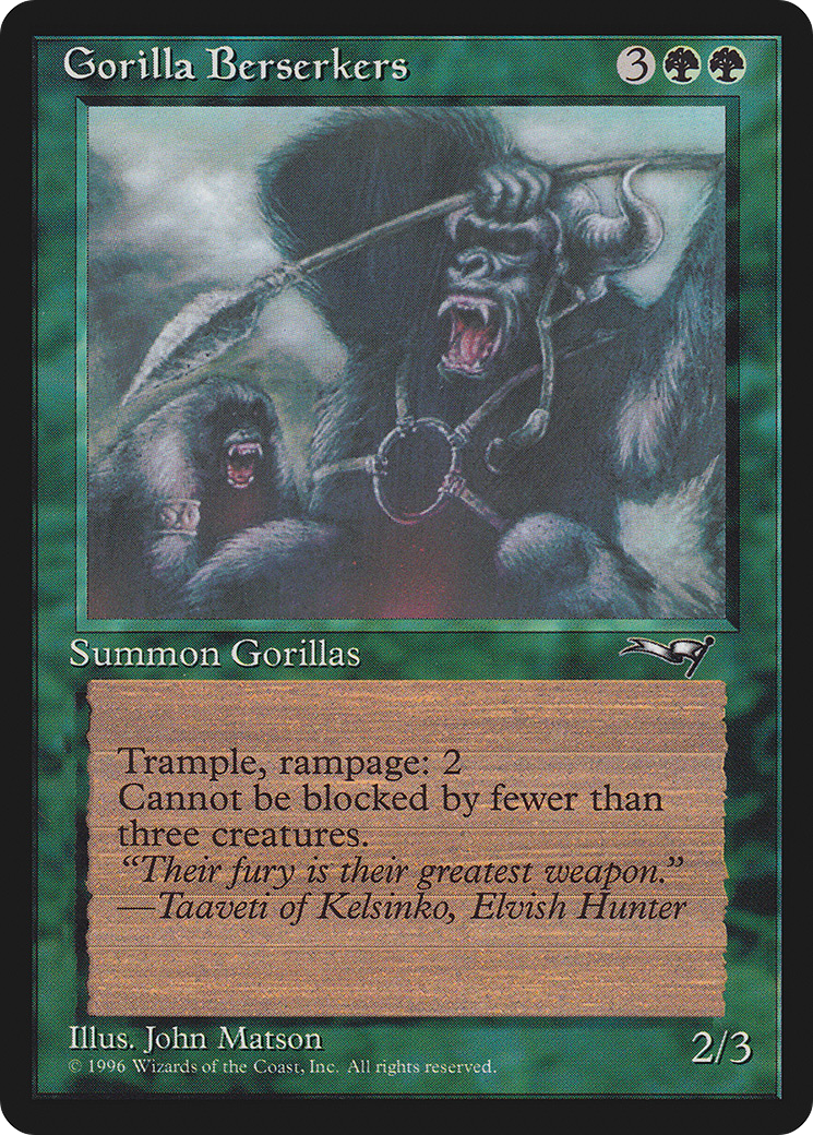 Gorilla Berserkers (a) - Alliances