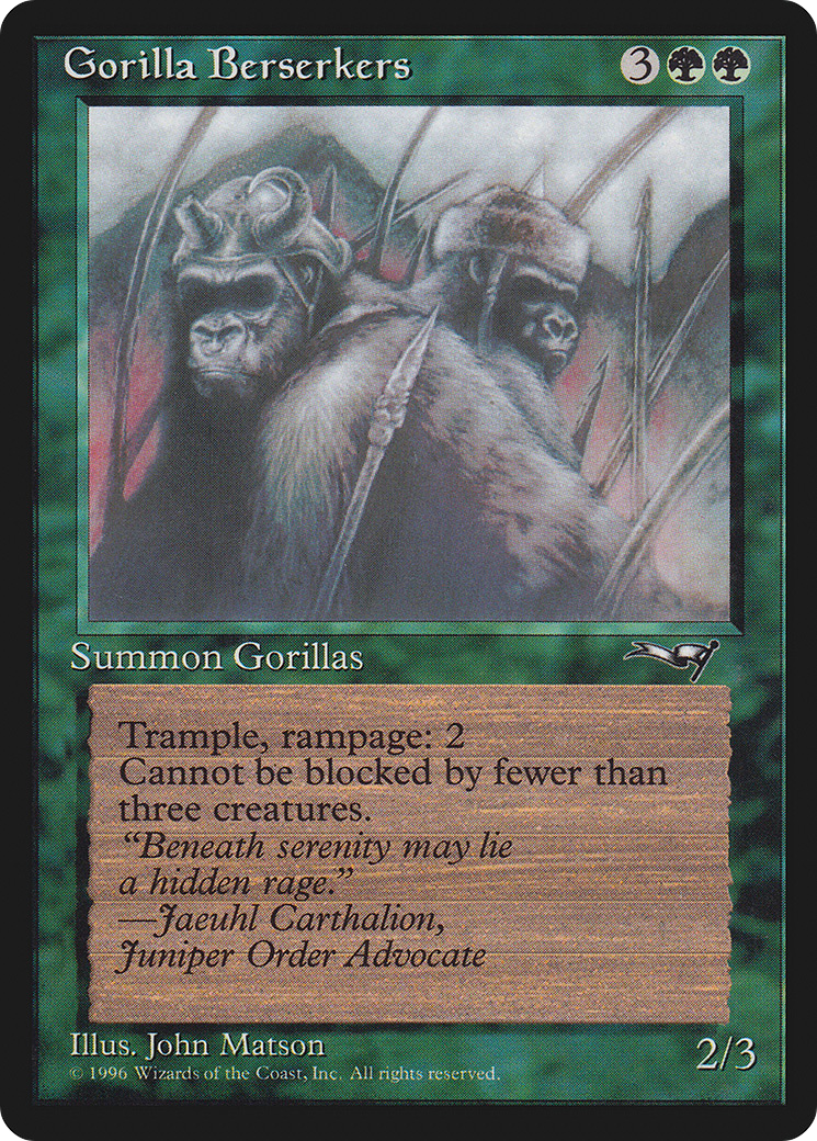 Gorilla Berserkers (b) - Alliances