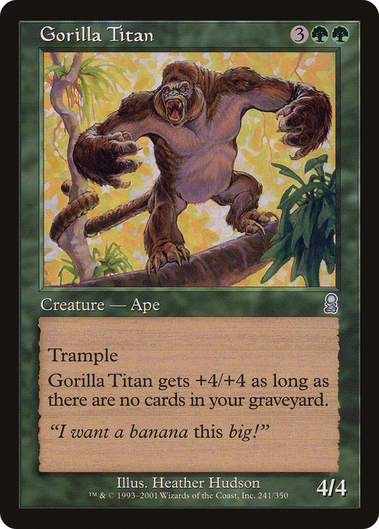 Gorilla Titan (241) Foil - Odyssey