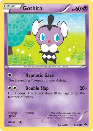 Gothita (43) Reverse Holofoil - Emerging Powers