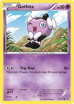 Gothita (70) Reverse Holofoil - Legendary Treasures