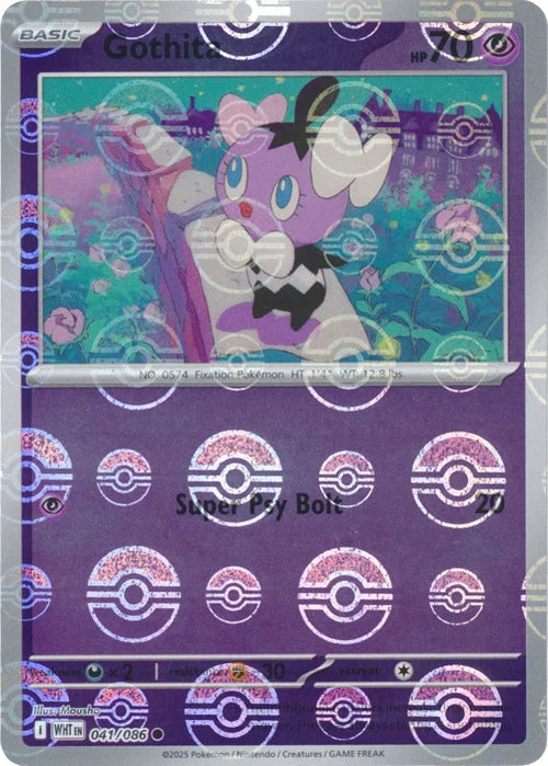 Gothita (Poke Ball Pattern) (41) Reverse Holofoil - White Flare