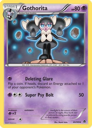 Gothorita (46) Reverse Holofoil - Emerging Powers