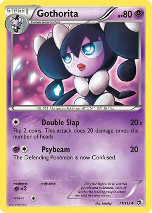 Gothorita (71) Reverse Holofoil - Legendary Treasures