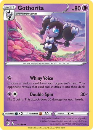 Gothorita (74) Reverse Holofoil - Darkness Ablaze