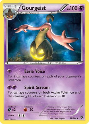 Gourgeist (57) Holofoil - XY Base Set