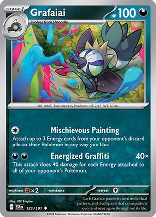 Grafaiai (121) Reverse Holofoil - Surging Sparks