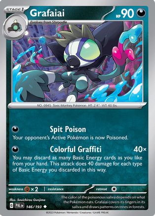 Grafaiai (146) Reverse Holofoil - Paldea Evolved