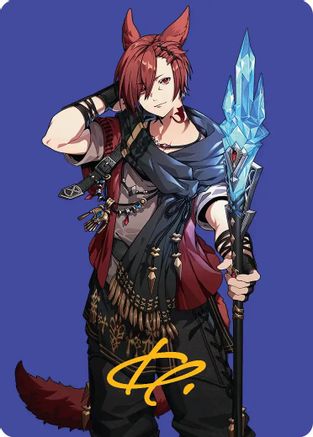 G'raha Tia, Scion Reborn (051s) Gold-Stamped - Art Series: FINAL FANTASY