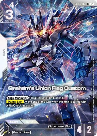 Graham's Union Flag Custom (LR+) (GD03-069) Holofoil - Steel Requiem