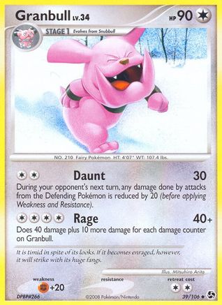 Granbull (39) - Great Encounters