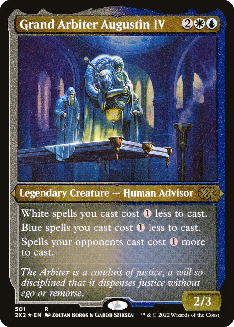 Grand Arbiter Augustin IV (501) Etched Foil - Double Masters 2022