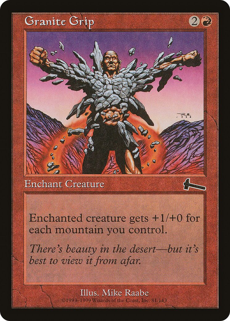 Granite Grip (081) Foil - Urza's Legacy