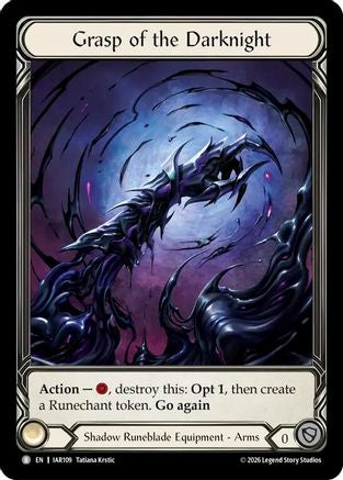 Grasp of the Darknight (Extended Art) (IAR109) Cold Foil - Usurp the Shadow Throne