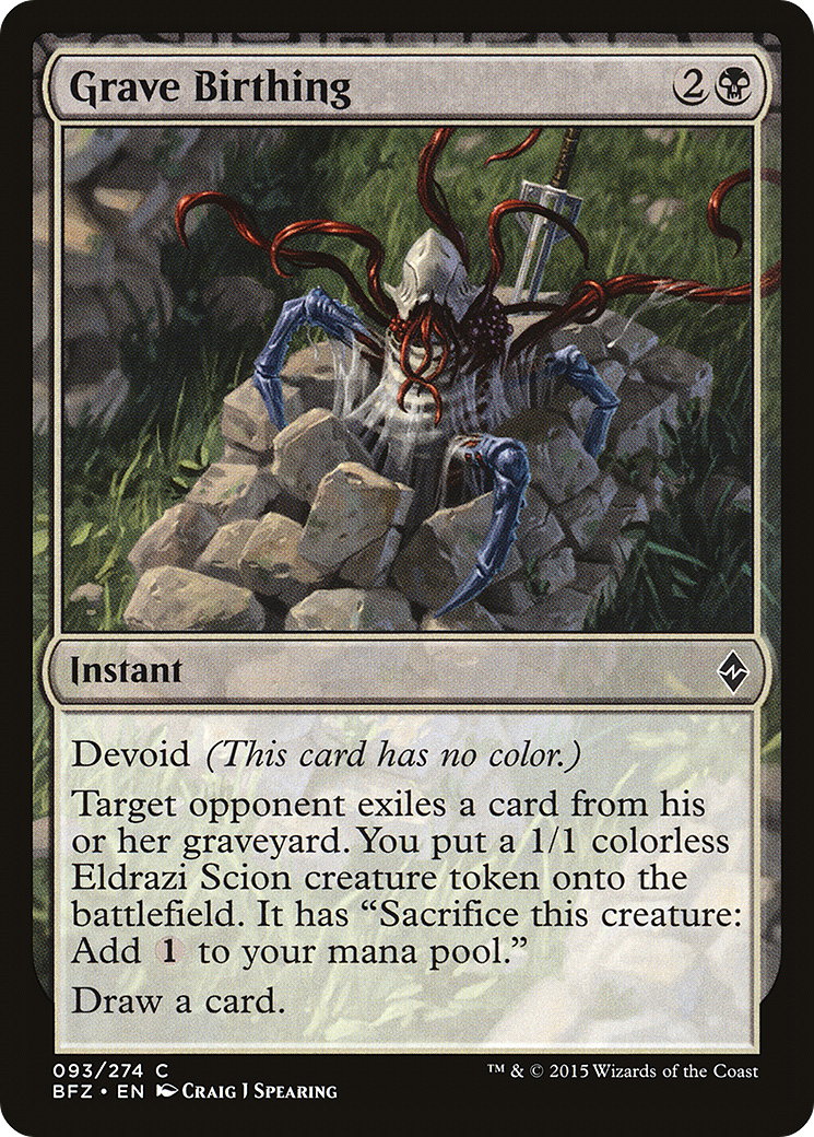 Grave Birthing (093) Foil - Battle for Zendikar