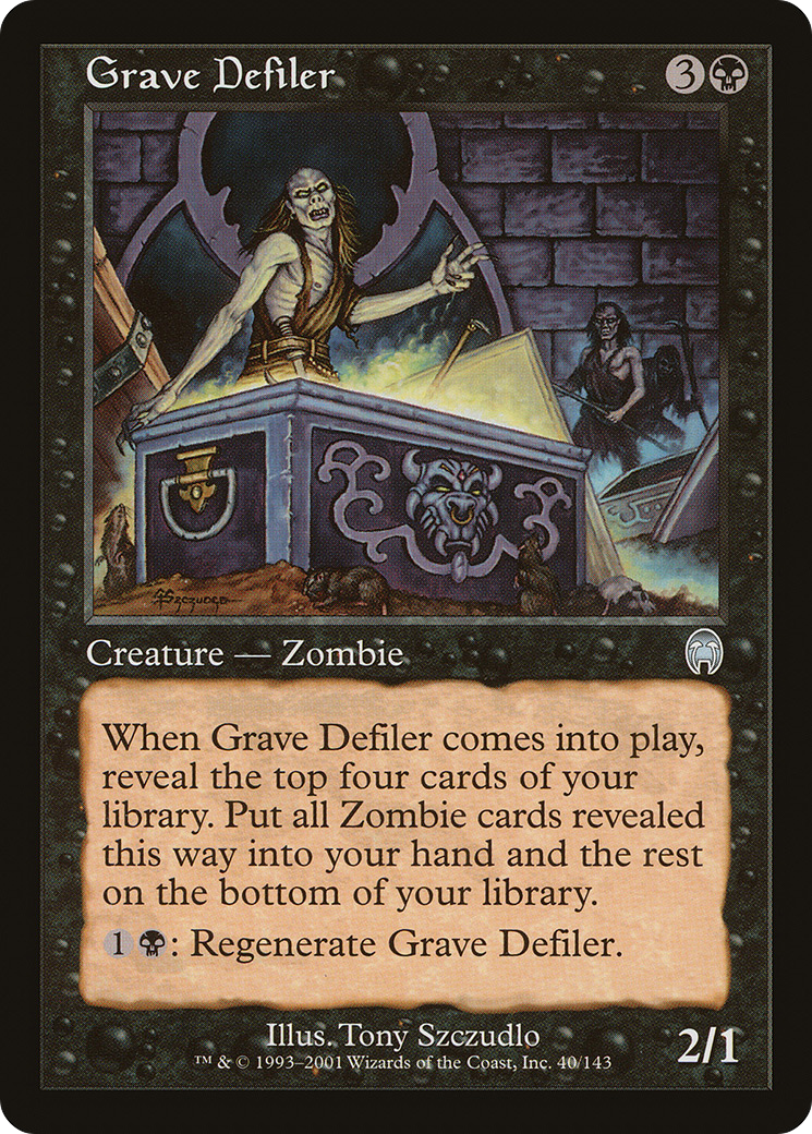 Grave Defiler (040) Foil - Apocalypse